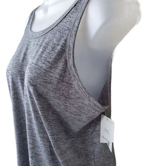 CHAMPION Womens Tank Top Small Cloud‎ Knit Heather Gray Fitness Athletic Workout - Picture 6 of 10
